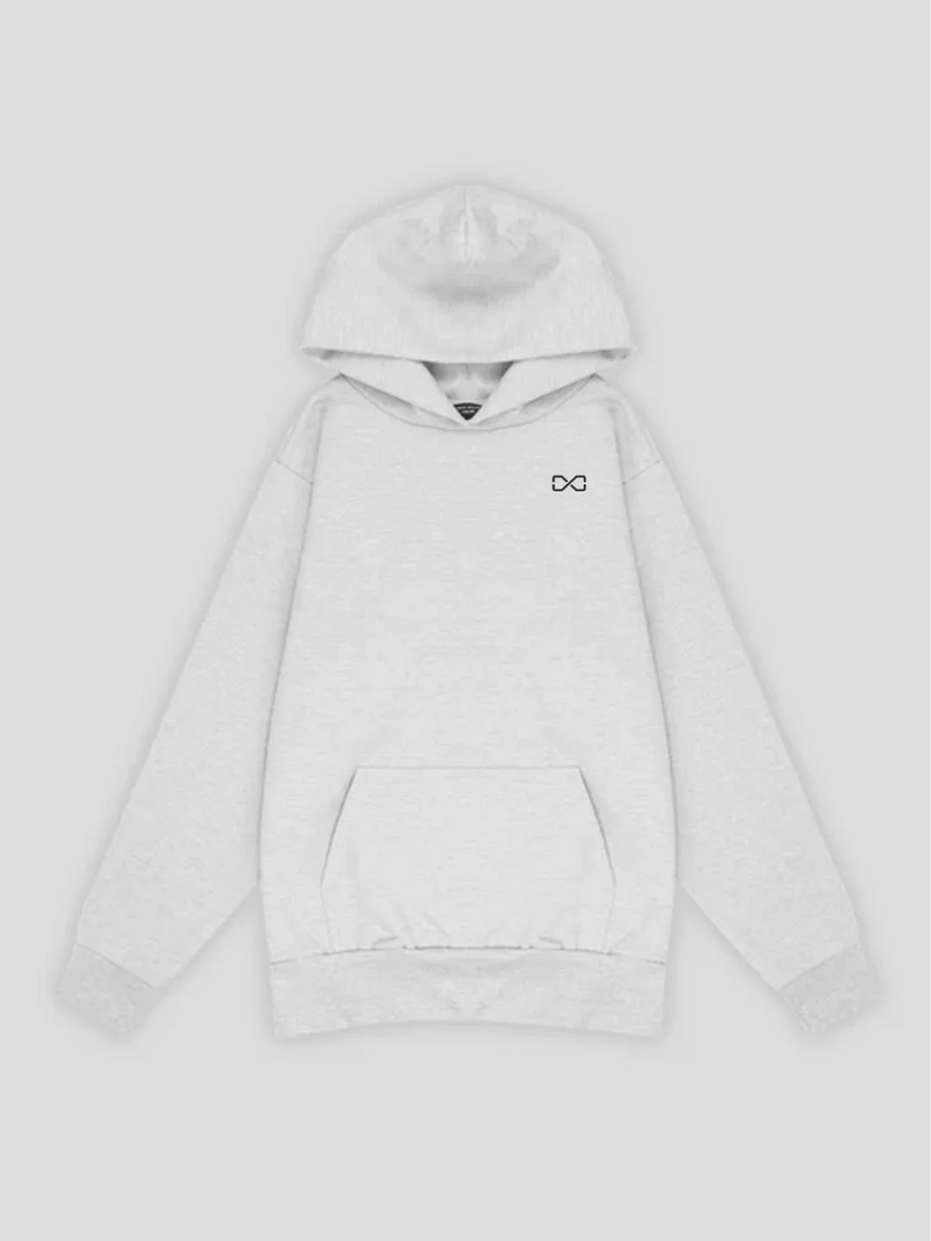 Oracle Boxing Hoodie in Grey - Front View