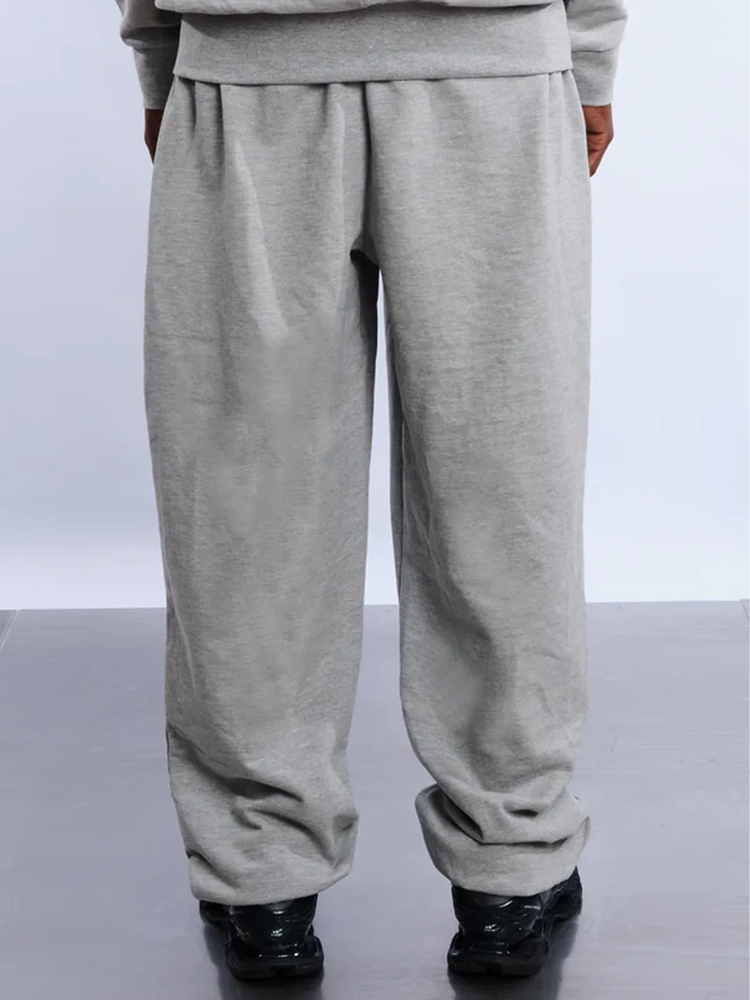 Oracle Boxing Joggers in Grey - Model Back View